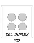 P203_BKM: Double Duplex Black