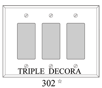 G302: Gasketted  Triple Decora