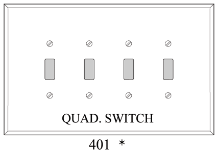 G401: Gasketted Quad Toggle