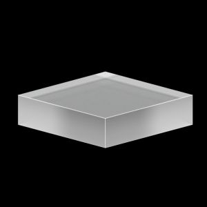 Acrylic Block 4" x 4" x 1" thick Frosted
