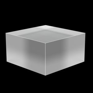 Acrylic Block 3-3/4" x 3-3/4" x 2" thick Froste