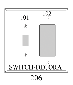 G206: Gasketted Decora/Switch Combo