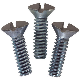 6-32 X 5/8 Oval Slotted Mirror Plate Screw