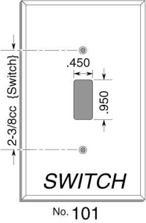 Glassalike®Gasketted Single Toggle Switch #3